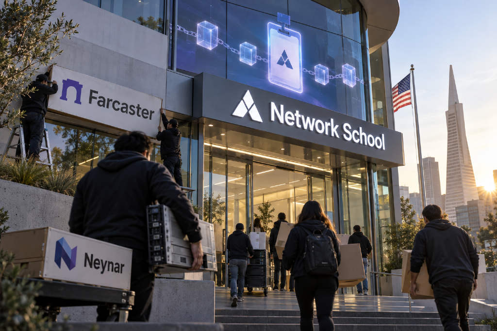 Farcaster 年内二度易主,Network School 从 Neynar 手中收购