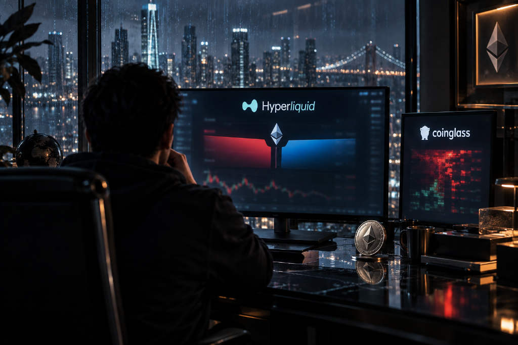 Coinglass:Hyperliquid 鲸鱼持仓 89.45 亿美元,空单占比 52.3%
