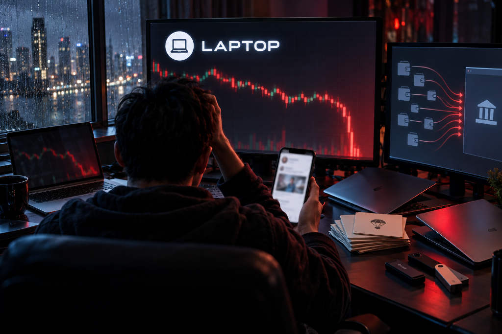 Rune质疑LAPTOP公平发行:空投抛售后 15 分钟跌 95%