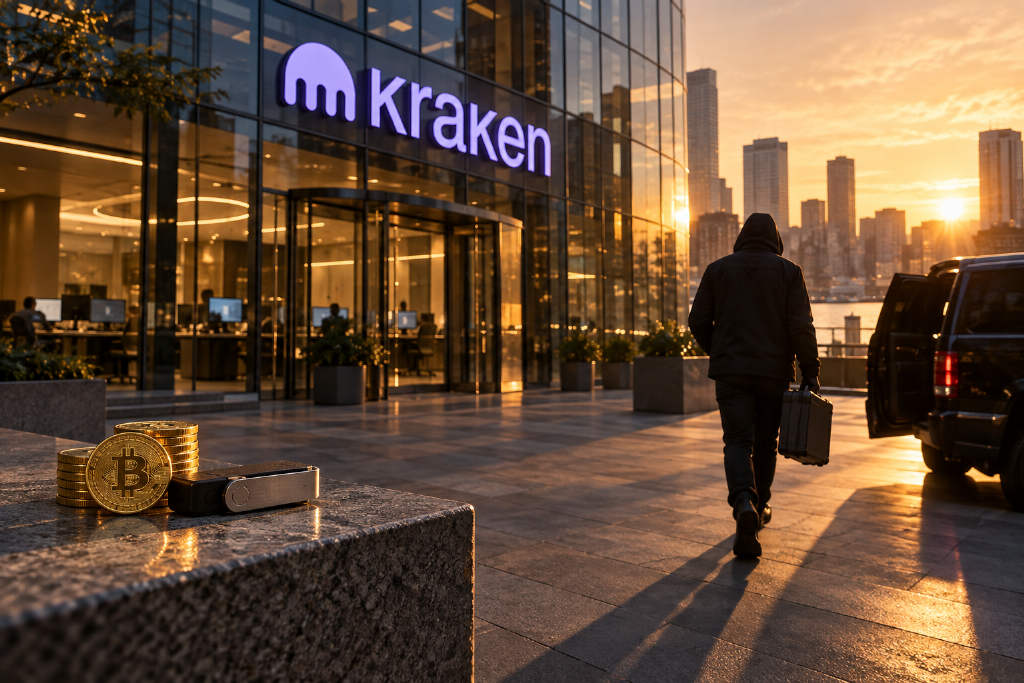 Whale Alert:931 枚 BTC 从 Kraken 转至未知钱包