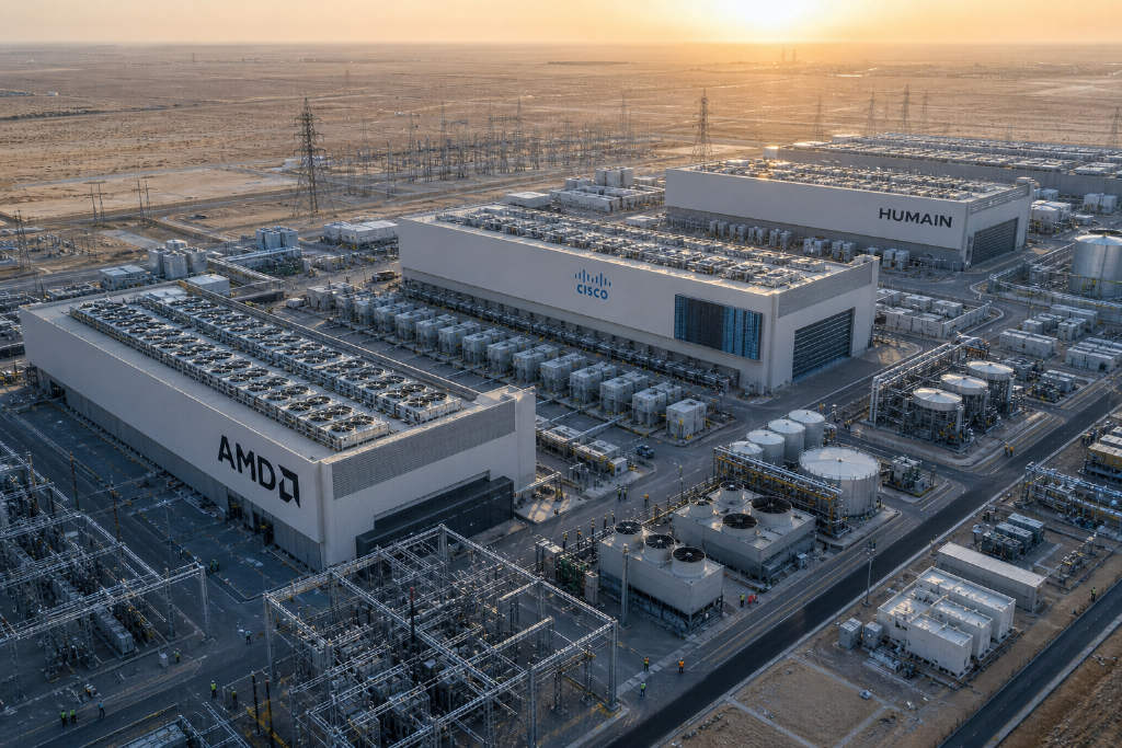 AMD、思科与 Humain 计划 2027 年起部署 AI 基础设施