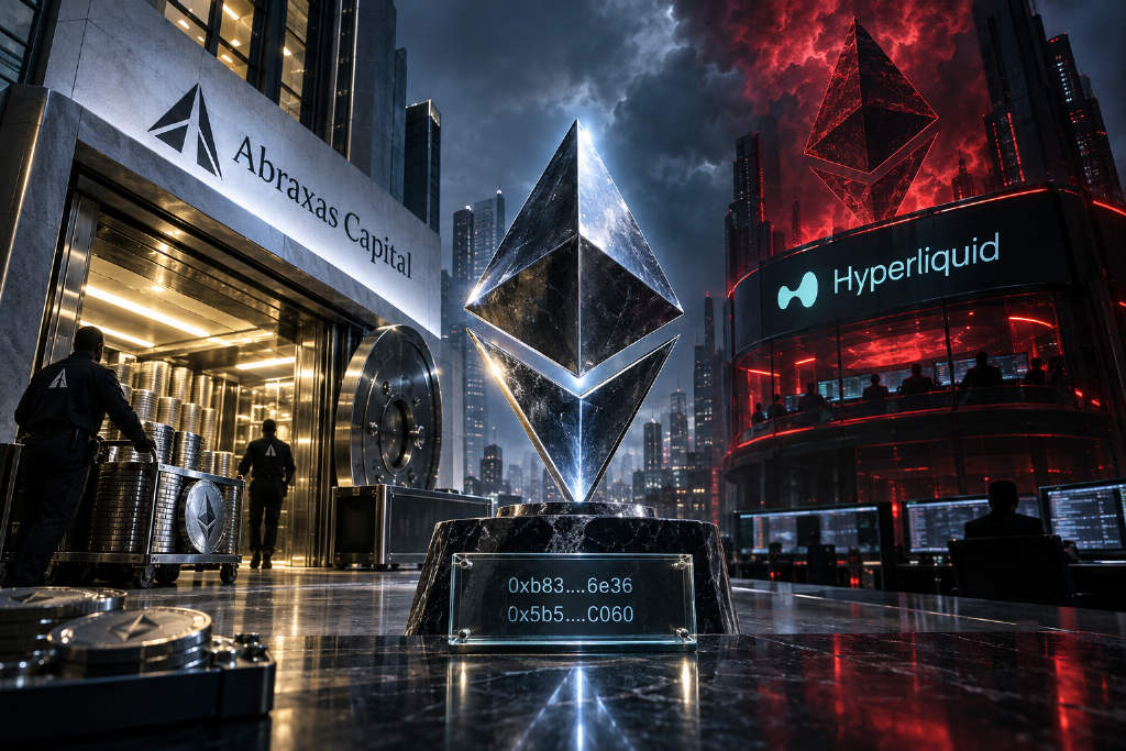 Lookonchain:Abraxas Capital再买入1.37万枚ETH