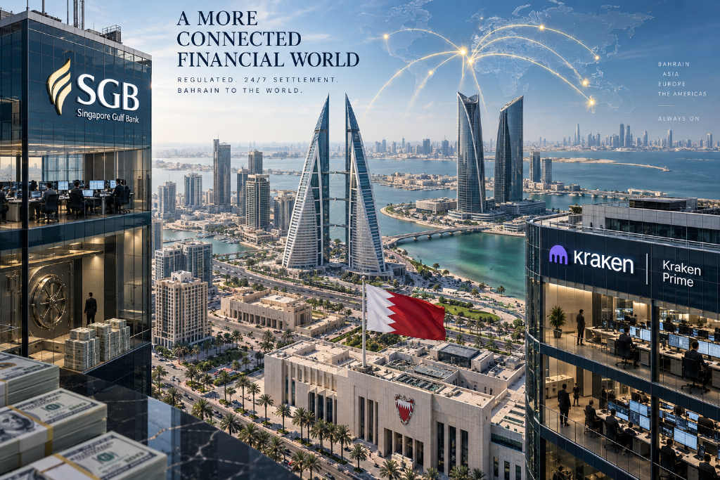 Kraken 母公司 Payward 接入 SGB Net,面向机构推出 7×24 结算