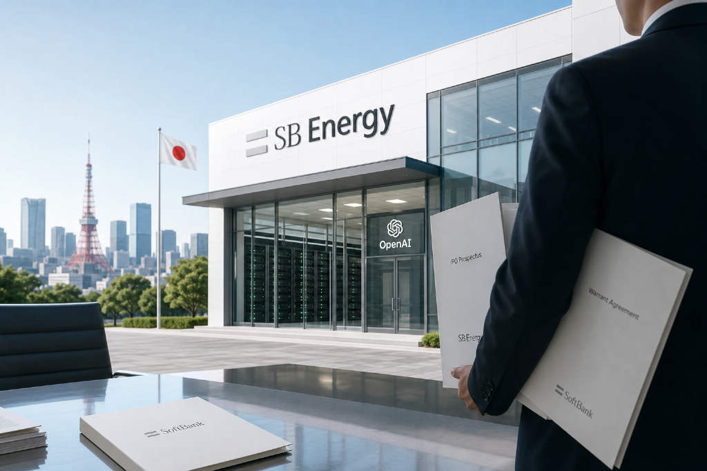 SB Energy 拟上市前向 OpenAI 提供 55 亿美元认股权证