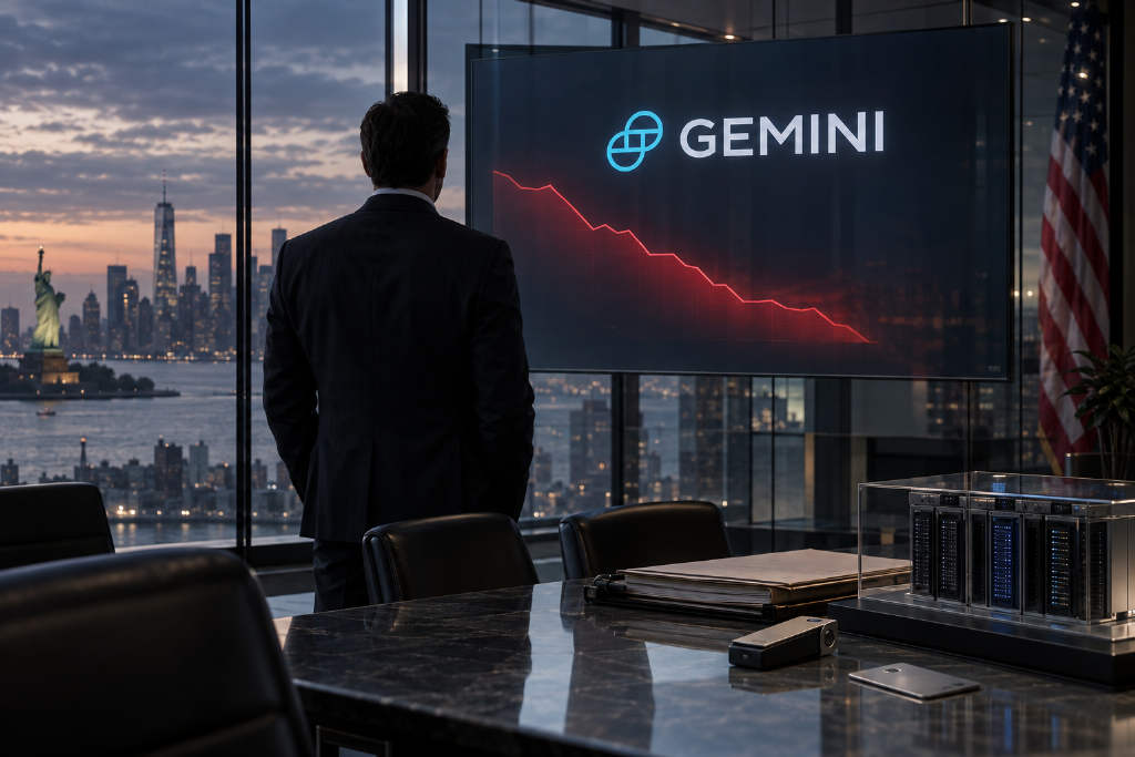 Gemini股价较上市后高点跌约80%,收购猜测再度升温