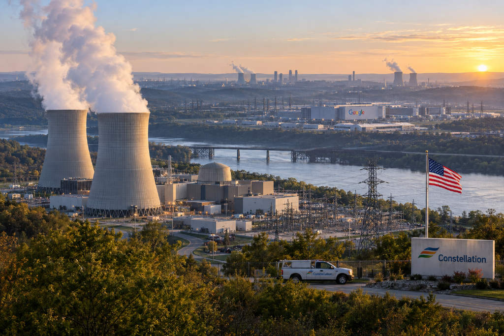 Google signs 20-year power deal for 890 MW of added nuclear capacity to support AI data centers