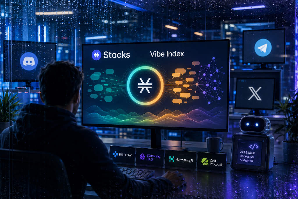 Stacks 推出社区情绪追踪指数 Vibe Index