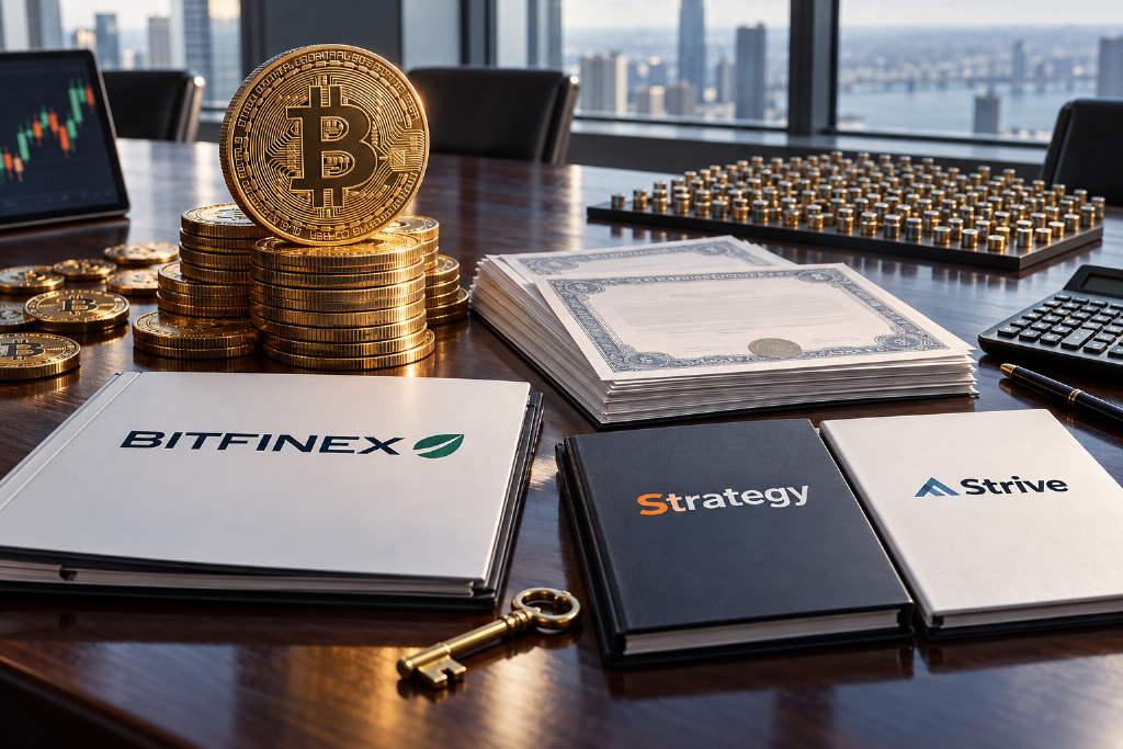 Bitfinex：180 家比特币财库公司共持有 130 万枚 BTC
