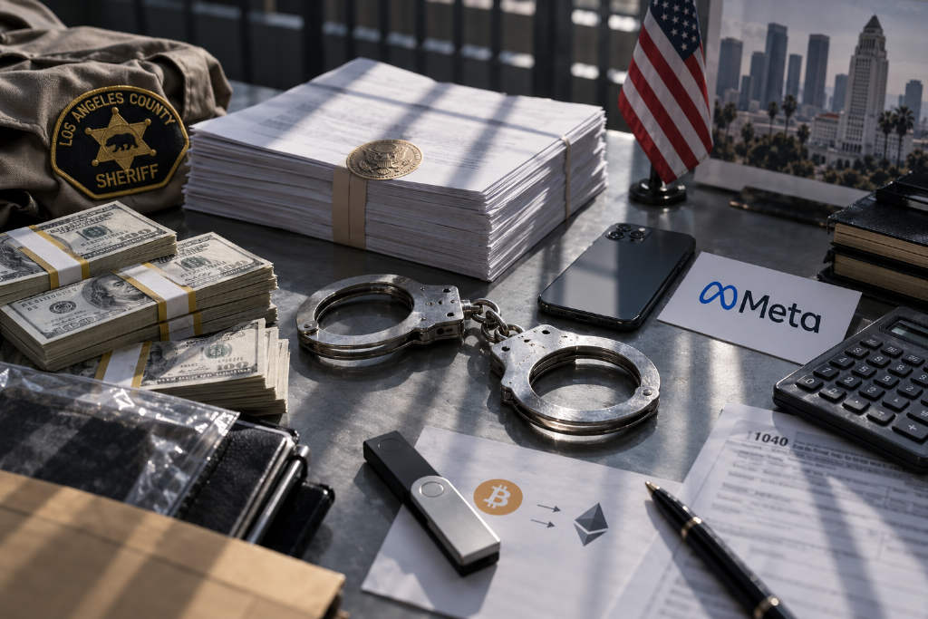 Crypto figure Adam Iza gets 78 months for hiring deputies, Meta fraud, and tax evasion